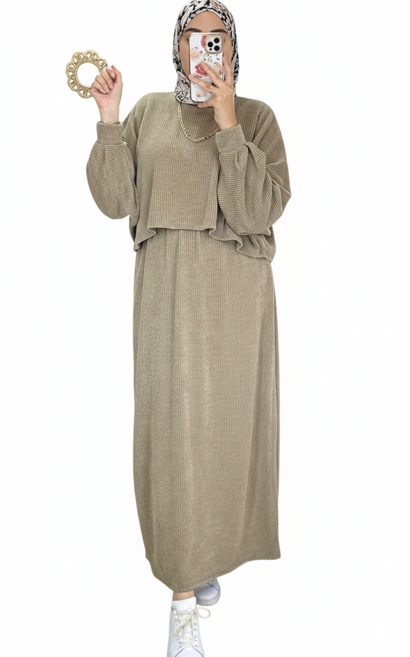 ensemble jupe sans capuche