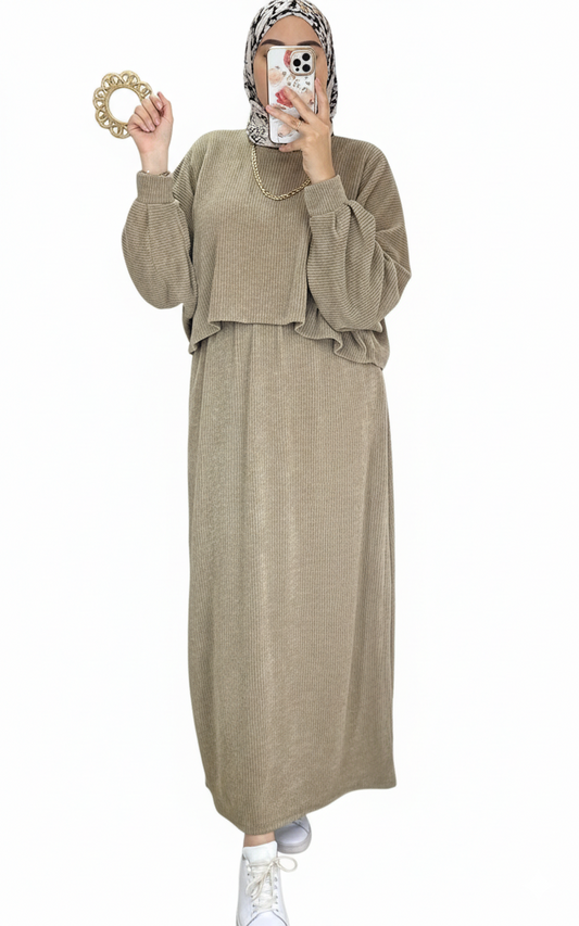 ensemble jupe sans capuche